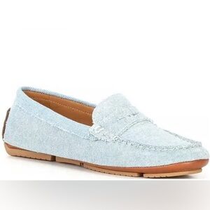 NWOB - Flag Ltd. - Blue Denim Loafers - Size 8.5